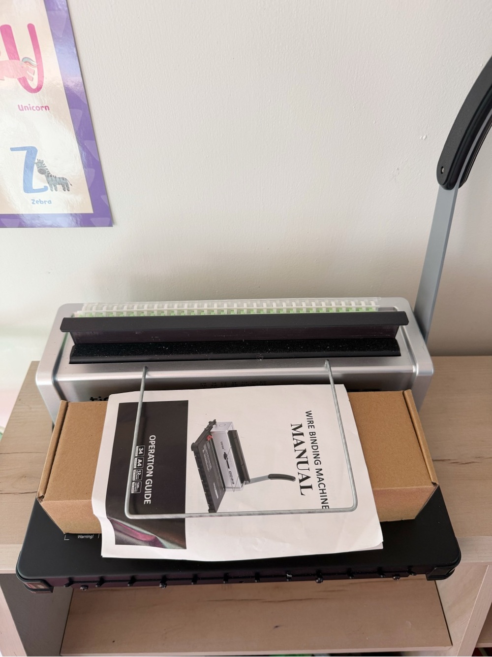 Tianse | Binding Machine Homeschool Book Maker Wire Teacher Office Supplies GUC